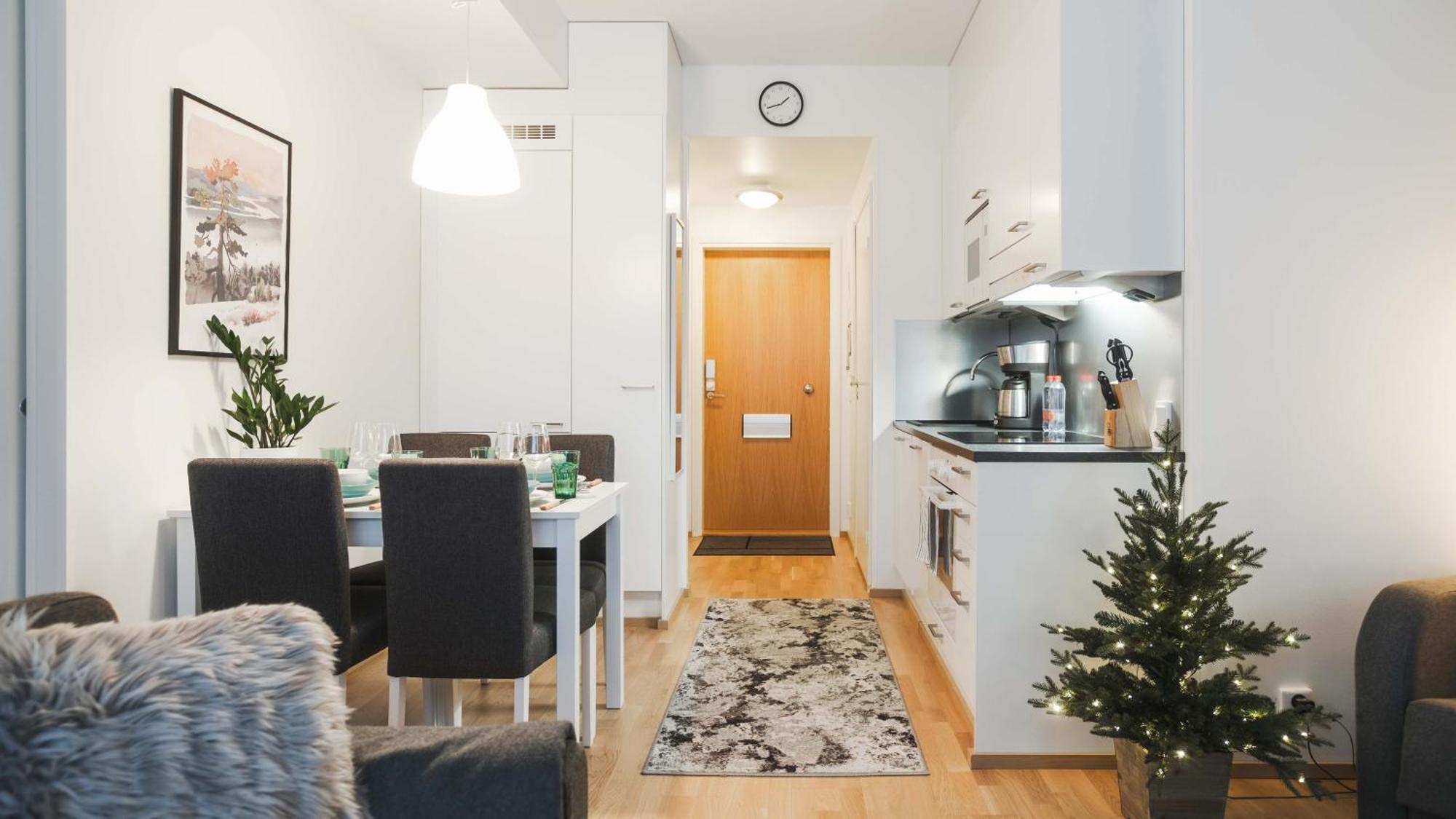 Cozy City Apartment With Sauna Рованиеми Экстерьер фото